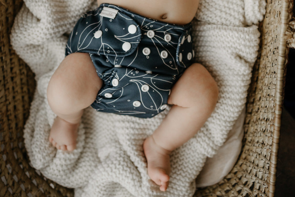 Newborn shoot - wasbare luier 