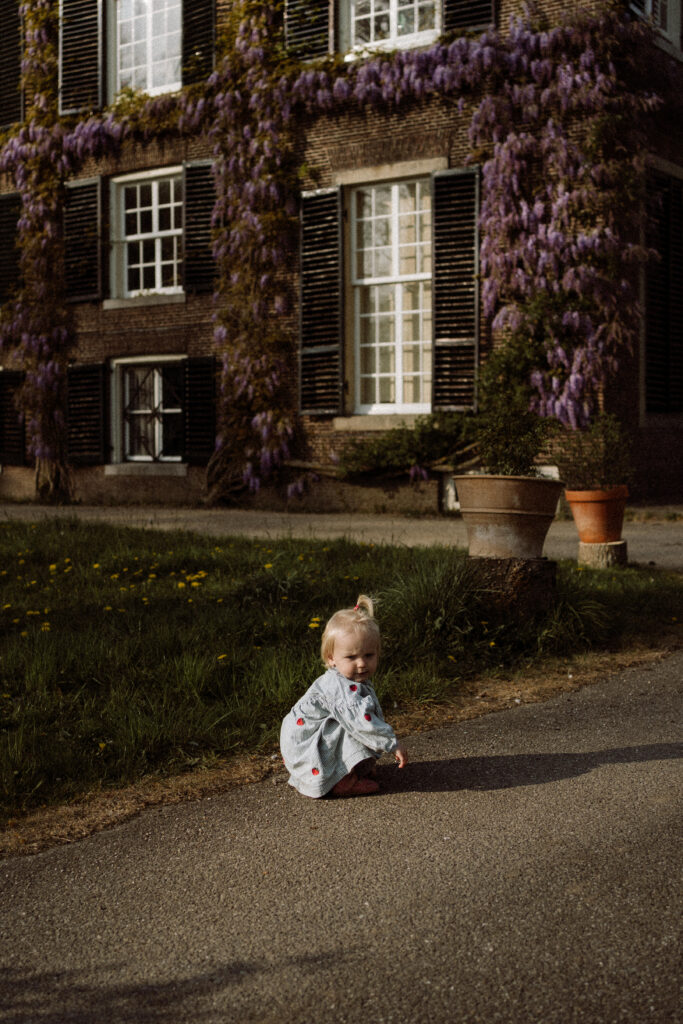 Buitenplaats Doornburgh - Maarssen - Mini shoot locatie - Landhuis met blauwe regen 